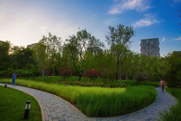 蓝调北京 | 东四环百子湾公园开园 居民家门口休闲赏美景